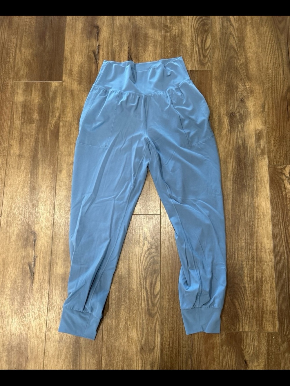 Athleta Light Blue High-Waist Jogger Pants